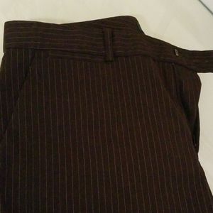 Brown pin striped pants